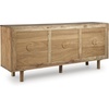 image:imageSignature Design by Ashley Adway 64Inch Wood Accent Storage Cabinet Brown