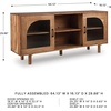 image:imageSignature Design by Ashley Adway 64Inch Wood Accent Storage Cabinet Brown