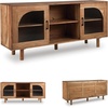 image:imageSignature Design by Ashley Adway 64Inch Wood Accent Storage Cabinet Brown