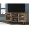 image:imageSignature Design by Ashley Adway 64Inch Wood Accent Storage Cabinet Brown