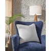 image:imageSignature Design by Ashley Aidton NextGen Nuvella Casual IndoorOutdoor 22x22 Inches Pillow with Zipper Closure Light Gray