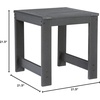 image:imageSignature Design by Ashley Amora Outdoor HDPE Patio End Table Charcoal GrayEnd Table