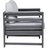 image:imageSignature Design by Ashley Amora Outdoor HDPE Patio End Table Charcoal GrayLounge Chair Set