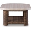 image:imageSignature Design by Ashley Angel Island Casual Outdoor Coffee Table with Lower Shelf Beige amp Medium Brown