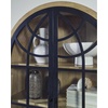 image:imageSignature Design by Ashley Arched Accent Cabinet with Glass Doors Black