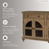 image:imageSignature Design by Ashley Barlomore 68 in Sideboard Buffet CabinetLight Brown