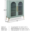 image:imageSignature Design by Ashley Barlomore 68 in Sideboard Buffet CabinetLight Green