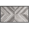 image:imageSignature Design by Ashley Beachcroft Farmhouse Weather and Rust Resistant Outdoor Coffee Table with Porcelain Tabletop Black amp Light GrayBlack