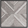 image:imageSignature Design by Ashley Beachcroft Farmhouse Weather and Rust Resistant Outdoor End Table with Porcelain Tabletop Black amp Light GrayBlack