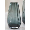 image:imageSignature Design by Ashley Beamund Contemporary Glass Vase Indoor and Outdoor Use Wide Mouth Watertight for Fresh Florals Blue 513 W x 513 D x 925 HBlue