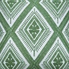 image:imageSignature Design by Ashley Bellvale Contemporary Square IndoorOutdoor Pillow with Embroidered Diamond Design 16 x 16 Green amp White