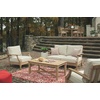 image:imageSignature Design by Ashley Clare View Coastal Outdoor Patio Eucalyptus Loveseat with Cushions Beige amp Clare View Outdoor Eucalyptus Wood Single Cushioned Lounge Chair BeigeLoveseat