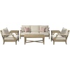 image:imageSignature Design by Ashley Clare View Coastal Outdoor Patio Eucalyptus Wood Slat Top Coffee Table amp Clare View Eucalyptus Wood Single Cushioned Lounge Chair