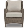 image:imageSignature Design by Ashley Clear Ridge Outdoor Handwoven Wicker Cushioned Lounge Chair 2 Count Light BrownLight Brown