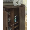 image:imageSignature Design by Ashley Coffee Bar Cabinet with Storage Medium Brown