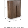 image:imageSignature Design by Ashley Coffee Bar Cabinet with Storage Medium Brown