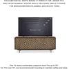 image:imageSignature Design by Ashley Dreggan Casual Diamond Patterned 4Door Accent Cabinet with 2 Shelves and Cord Management Dark Brown amp Gray