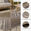 image:imageSignature Design by Ashley Dunsler IndoorOutdoor Rug Brown Geometric 5x7