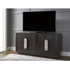 image:imageSignature Design by Ashley Elliston Contemporary Accent Cabinet with AntiTipping Dark Brown
