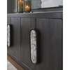 image:imageSignature Design by Ashley Elliston Contemporary Accent Cabinet with AntiTipping Dark Brown