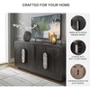 image:imageSignature Design by Ashley Elliston Contemporary Accent Cabinet with AntiTipping Dark Brown