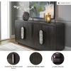 image:imageSignature Design by Ashley Elliston Contemporary Accent Cabinet with AntiTipping Dark Brown