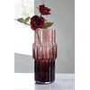 image:imageSignature Design by Ashley Fluted Glass Vase Dark Mauve 14 InchSmall