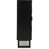 image:imageSignature Design by Ashley Fosterman Tall Sunburst Accent Cabinet Black