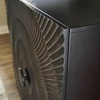 image:imageSignature Design by Ashley Fosterman Tall Sunburst Accent Cabinet Black
