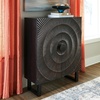 image:imageSignature Design by Ashley Fosterman Tall Sunburst Accent Cabinet Black