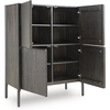 image:imageSignature Design by Ashley Fully Assembled Accent Cabinet Espresso