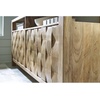 image:imageSignature Design by Ashley Hudwick Farmhouse 4Door Accent Cabinet with 2 Adjustable Shelves Light Brown