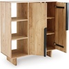 image:imageSignature Design by Ashley Kierwell Farmhouse 2Door Accent Cabinet with Adjustable Shelves Beige