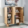 image:imageSignature Design by Ashley Kierwell Farmhouse 2Door Accent Cabinet with Adjustable Shelves Beige