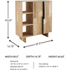 image:imageSignature Design by Ashley Kierwell Farmhouse 2Door Accent Cabinet with Adjustable Shelves Beige
