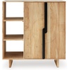 image:imageSignature Design by Ashley Kierwell Farmhouse 2Door Accent Cabinet with Adjustable Shelves Beige