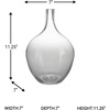 image:imageSignature Design by Ashley Kurthorne Casual IndoorOutdoor 15 Seeded Glass Tabletop Vase Glass7 W x 7 D x 11 H