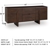 image:imageSignature Design by Ashley Kydler Modern 2Drawer Accent Cabinet with Shelf Dark Brown