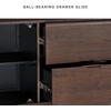 image:imageSignature Design by Ashley Kydler Modern 2Drawer Accent Cabinet with Shelf Dark Brown