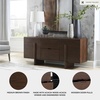 image:imageSignature Design by Ashley Kydler Modern 2Drawer Accent Cabinet with Shelf Dark Brown