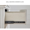 image:imageSignature Design by Ashley Kydler Modern 2Drawer Accent Cabinet with Shelf Dark Brown