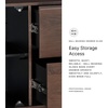 image:imageSignature Design by Ashley Kydler Modern 2Drawer Accent Cabinet with Shelf Dark Brown