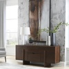 image:imageSignature Design by Ashley Kydler Modern 2Drawer Accent Cabinet with Shelf Dark Brown