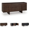 image:imageSignature Design by Ashley Kydler Modern 2Drawer Accent Cabinet with Shelf Dark Brown