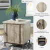 image:imageSignature Design by Ashley Laddford Rustic Chic Accent Cabinet or End Table Whitewash