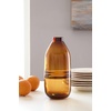 image:imageSignature Design by Ashley Lemmitt Amber Glass Table Vase 12 Inch Tall Contemporary Bottle Vase Watertight Indoor Outdoor Glass Construction Decorative Centerpiece AmberTransparent Brown