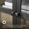 image:imageSignature Design by Ashley Lenston Black Accent Cabinet with Glass Doors