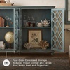 image:imageSignature Design by Ashley Mirimyn 4Door Accent Cabinet Antique TealBlue
