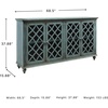 image:imageSignature Design by Ashley Mirimyn 4Door Accent Cabinet Antique TealBlue