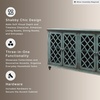 image:imageSignature Design by Ashley Mirimyn 4Door Accent Cabinet Antique TealBlue
